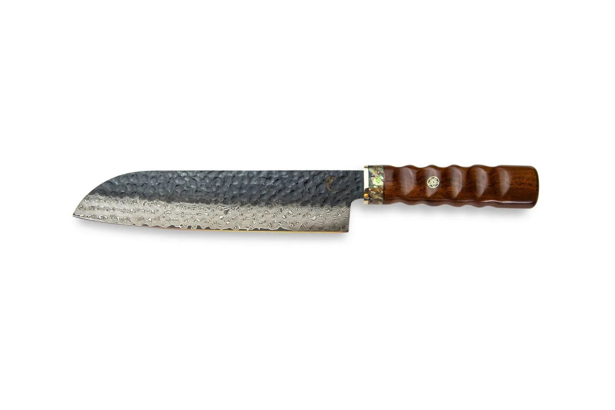 Aristocratic Santoku mit Griff aus Wüsteneisenholz - BABOSSAAristocratic Santoku mit Griff aus WüsteneisenholzMesserBABOSSABABOSSA