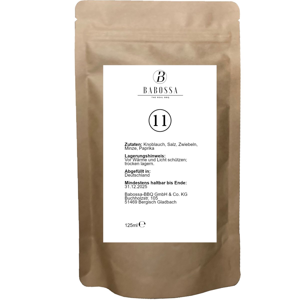 Babossa Gewürz Nummer 11 - BABOSSABabossa Gewürz Nummer 11LebensmittelBabossaBABOSSA