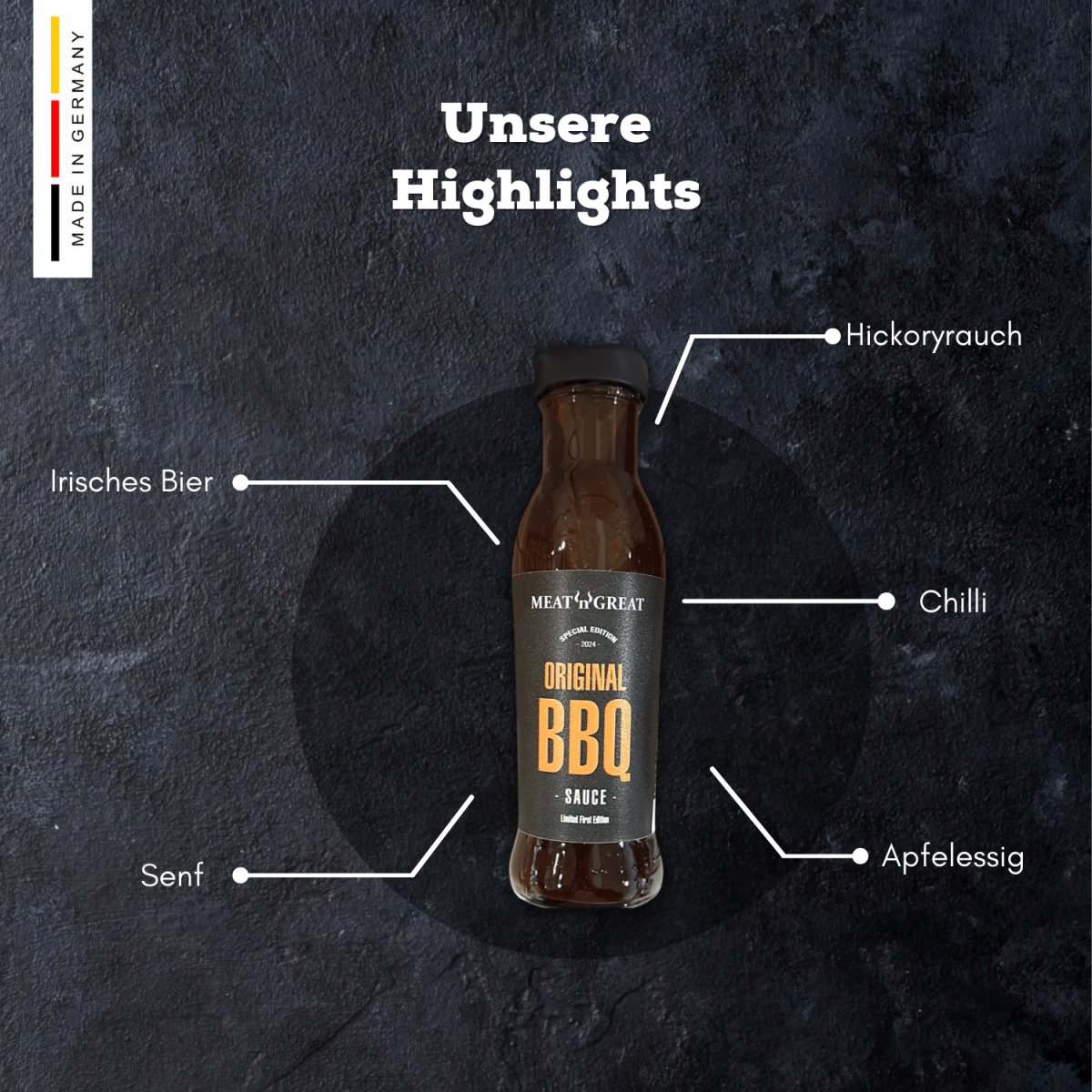 BBQ Original Sauce | Limited First Edition | MeatNGreat - BABOSSABBQ Original Sauce | Limited First Edition | MeatNGreatSoßeBABOSSABABOSSA
