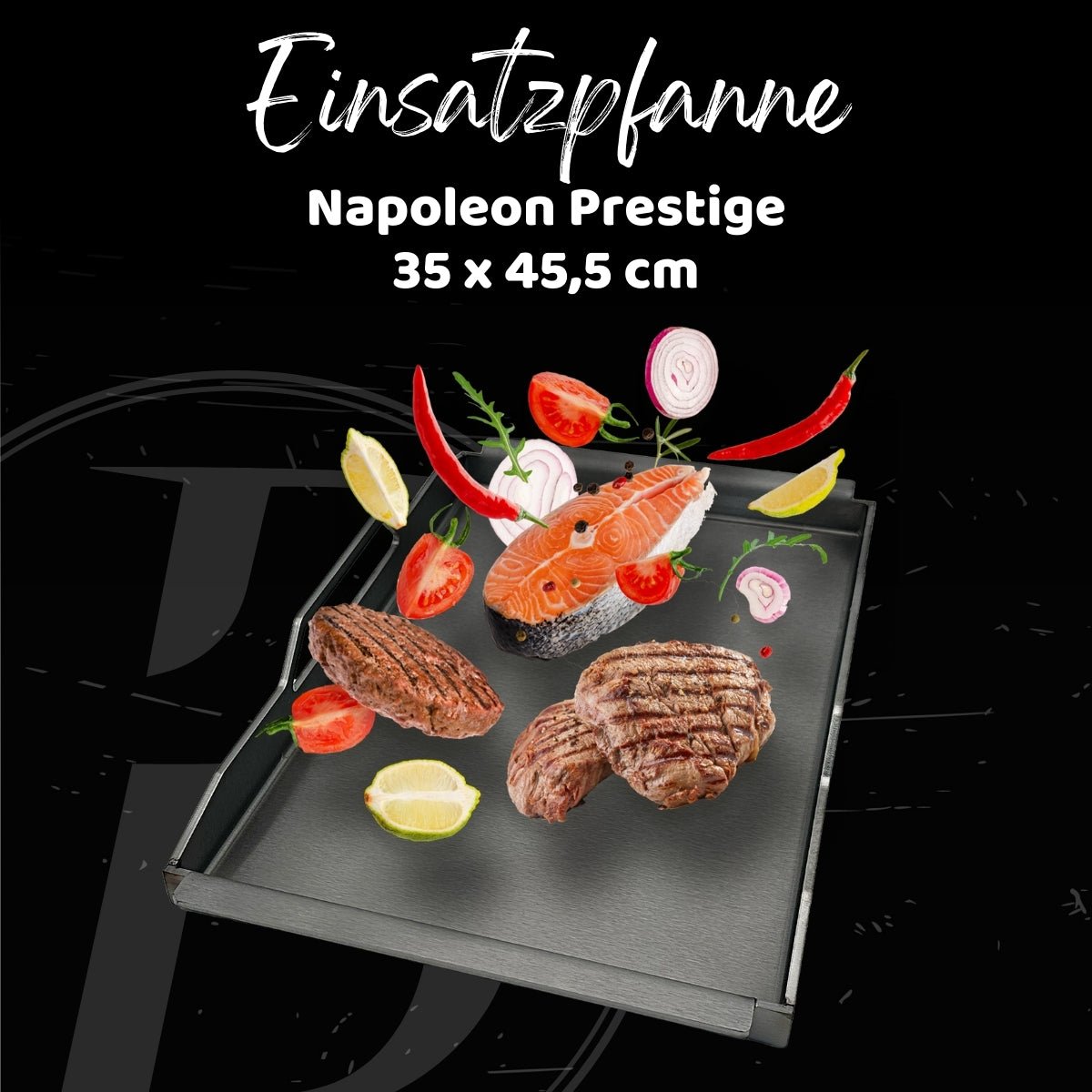 Einsatzpfanne | Napoleon Prestige und Napoleon Connected & Phantom 2025 | 35 x 45,5cm