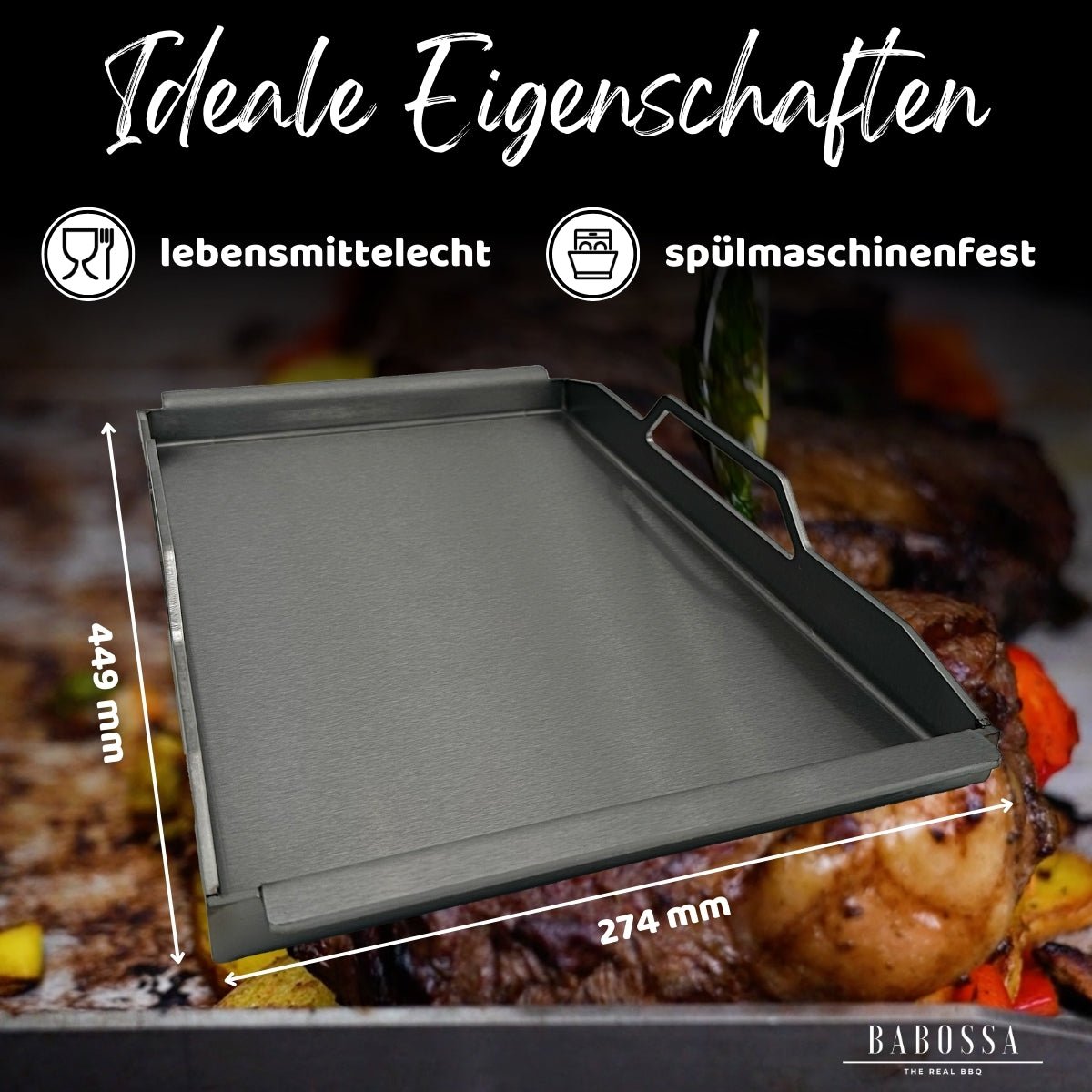 Einsatzpfanne | Napoleon Prestige Pro | 27,4 x 44,9 cm - BABOSSAEinsatzpfanne | Napoleon Prestige Pro | 27,4 x 44,9 cmEinsatzpfanneNapoleonBABOSSA