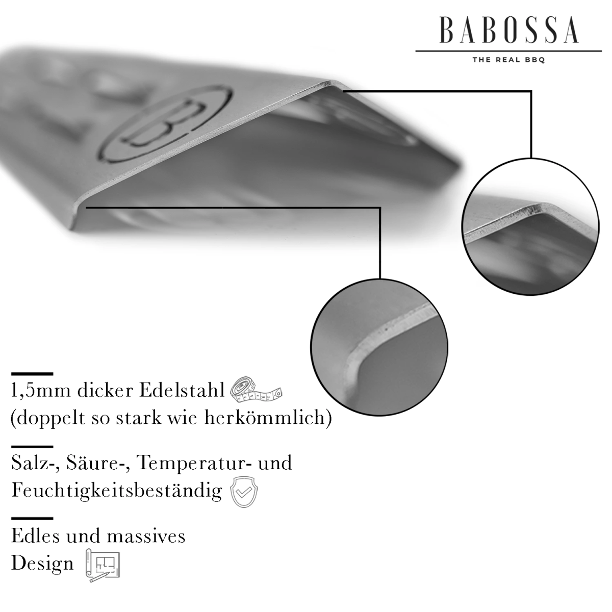 Flammschutzblech | Aromaschiene | V4A Edelstahl | Enders Monroe 4 - BABOSSAFlammschutzblech | Aromaschiene | V4A Edelstahl | Enders Monroe 4FlammschutzblechEndersBABOSSA