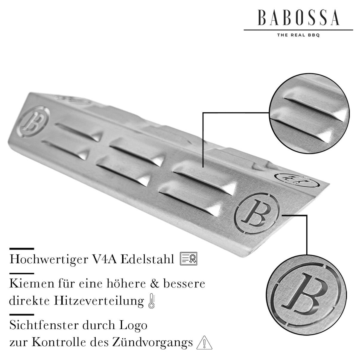 Flammschutzblech | Aromaschiene | V4A Edelstahl | Enders Monroe 4 - BABOSSAFlammschutzblech | Aromaschiene | V4A Edelstahl | Enders Monroe 4FlammschutzblechEndersBABOSSA