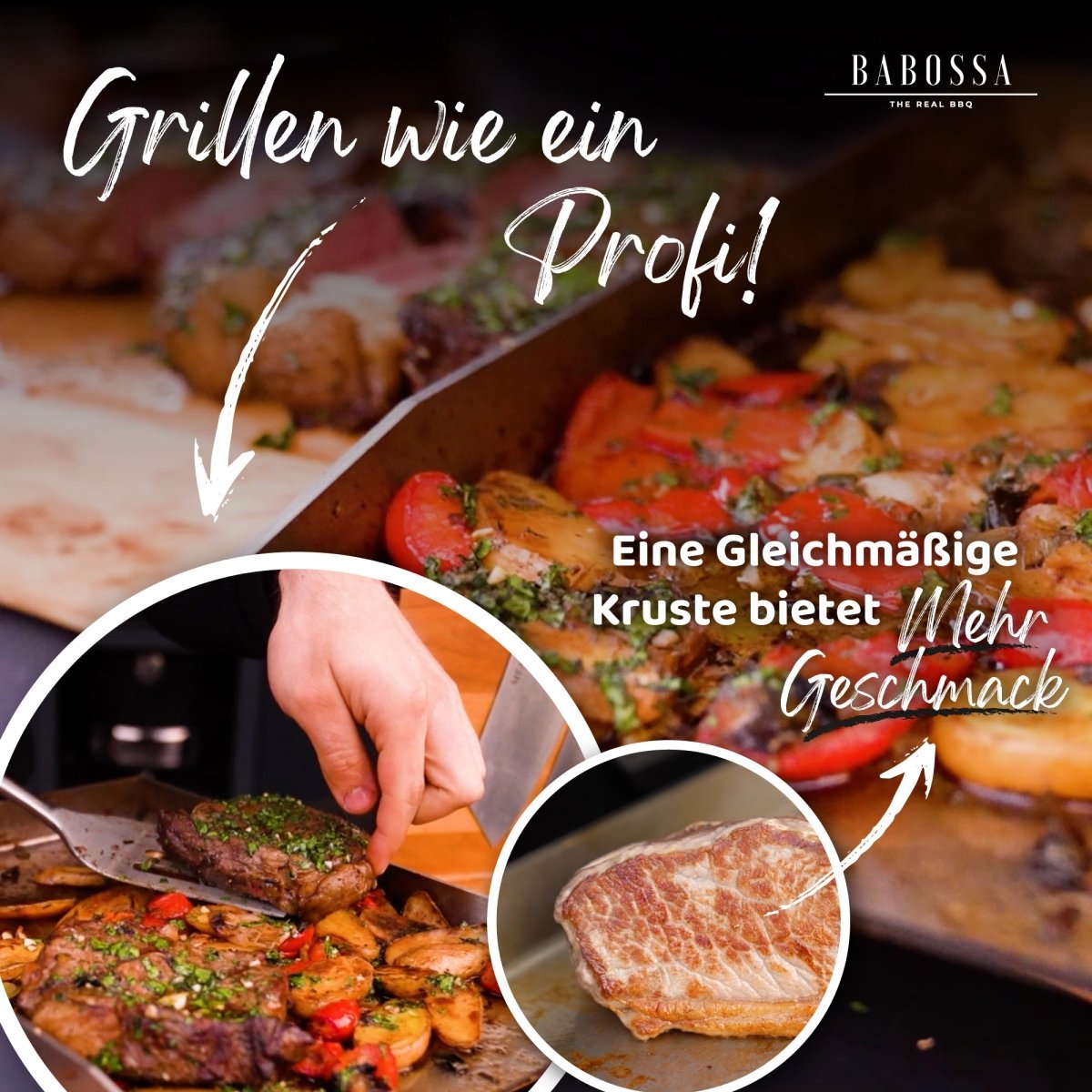 Plancha 2.0 | Griddle Plate | Universal Medium 30x40cm - BABOSSAPlancha 2.0 | Griddle Plate | Universal Medium 30x40cmPlanchaBABOSSABABOSSA