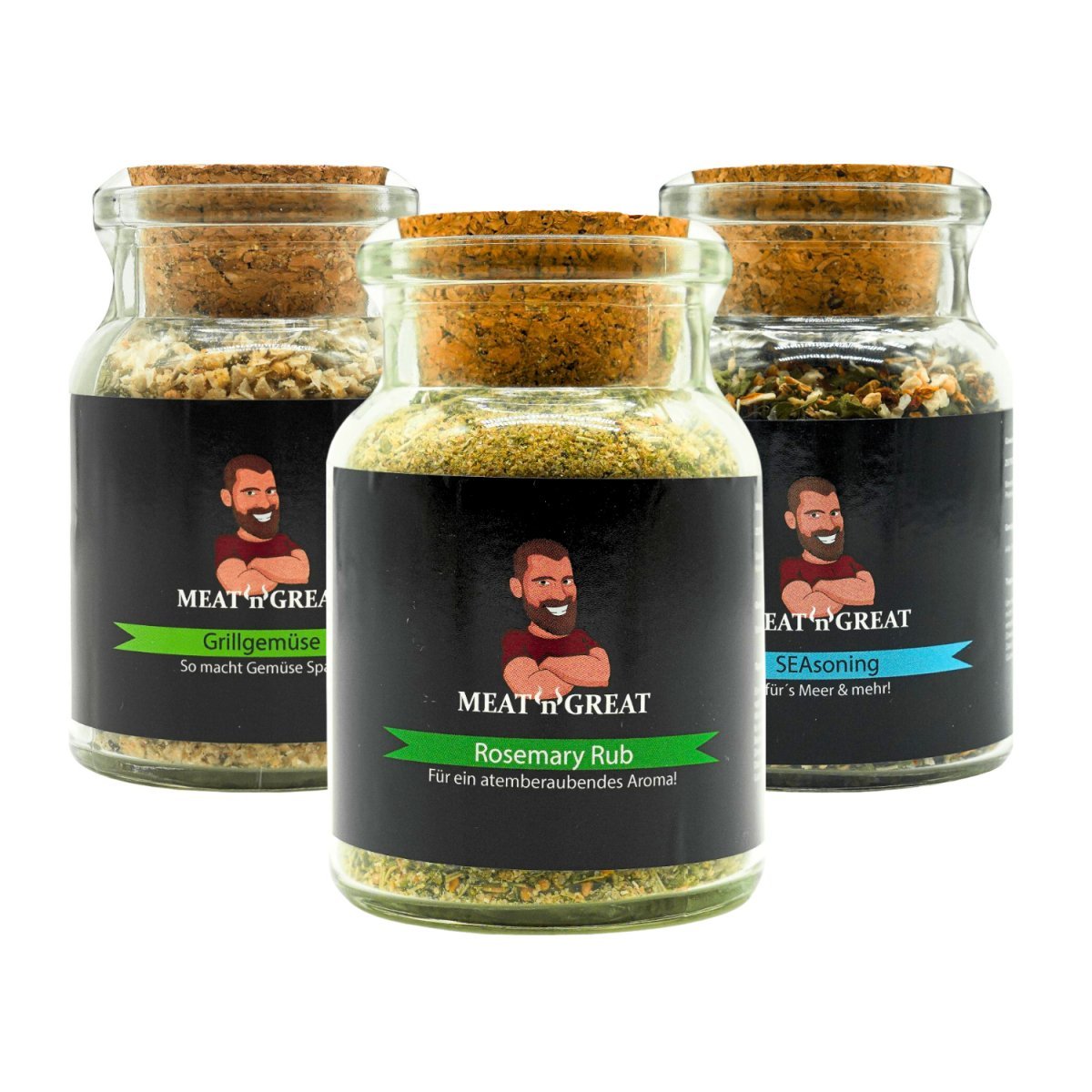Veggie Bundle | Rosemary Rub, Grillgemüse, Seasoning | Gläser - BABOSSAVeggie Bundle | Rosemary Rub, Grillgemüse, Seasoning | GläserGewürzMeat 'n' GreatBABOSSA