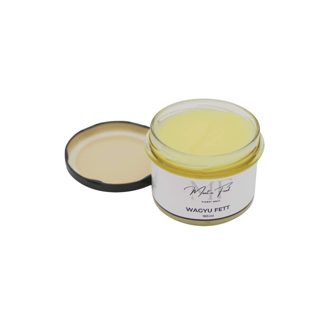 100% Vollblut Wagyufett 180 ml | Meat’n’Food – Finest Meat - BABOSSA100% Vollblut Wagyufett 180 ml | Meat’n’Food – Finest MeatWagyu FettMeat 'n' FoodBABOSSA