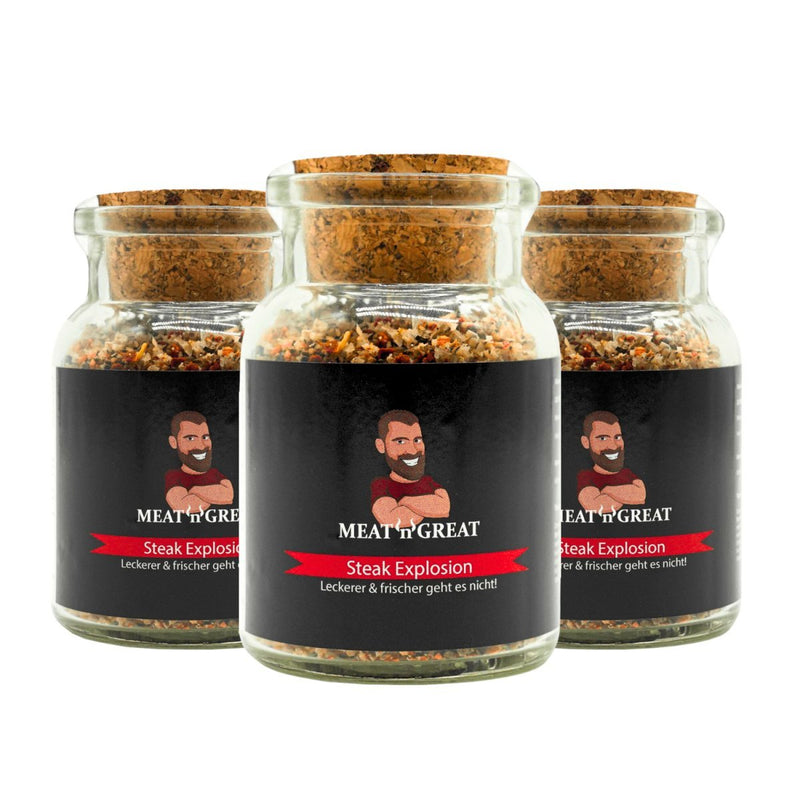 3er Set | Steak Explosion | Gläser - BABOSSA3er Set | Steak Explosion | GläserGewürzMeat 'n' GreatBABOSSA