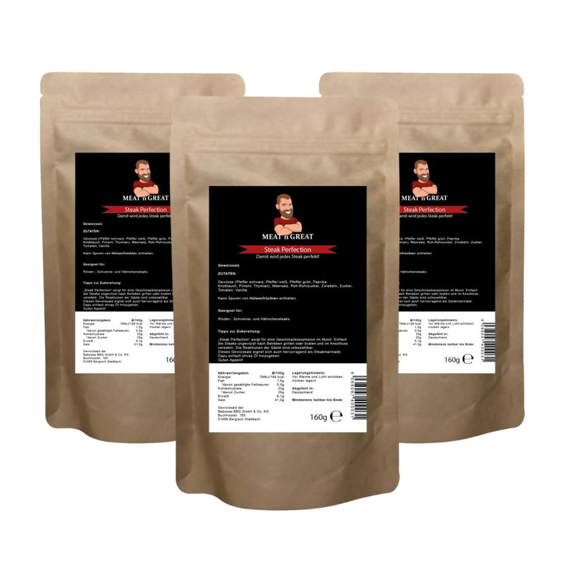 3er Set | Steak Perfection | Nachfüllbeutel