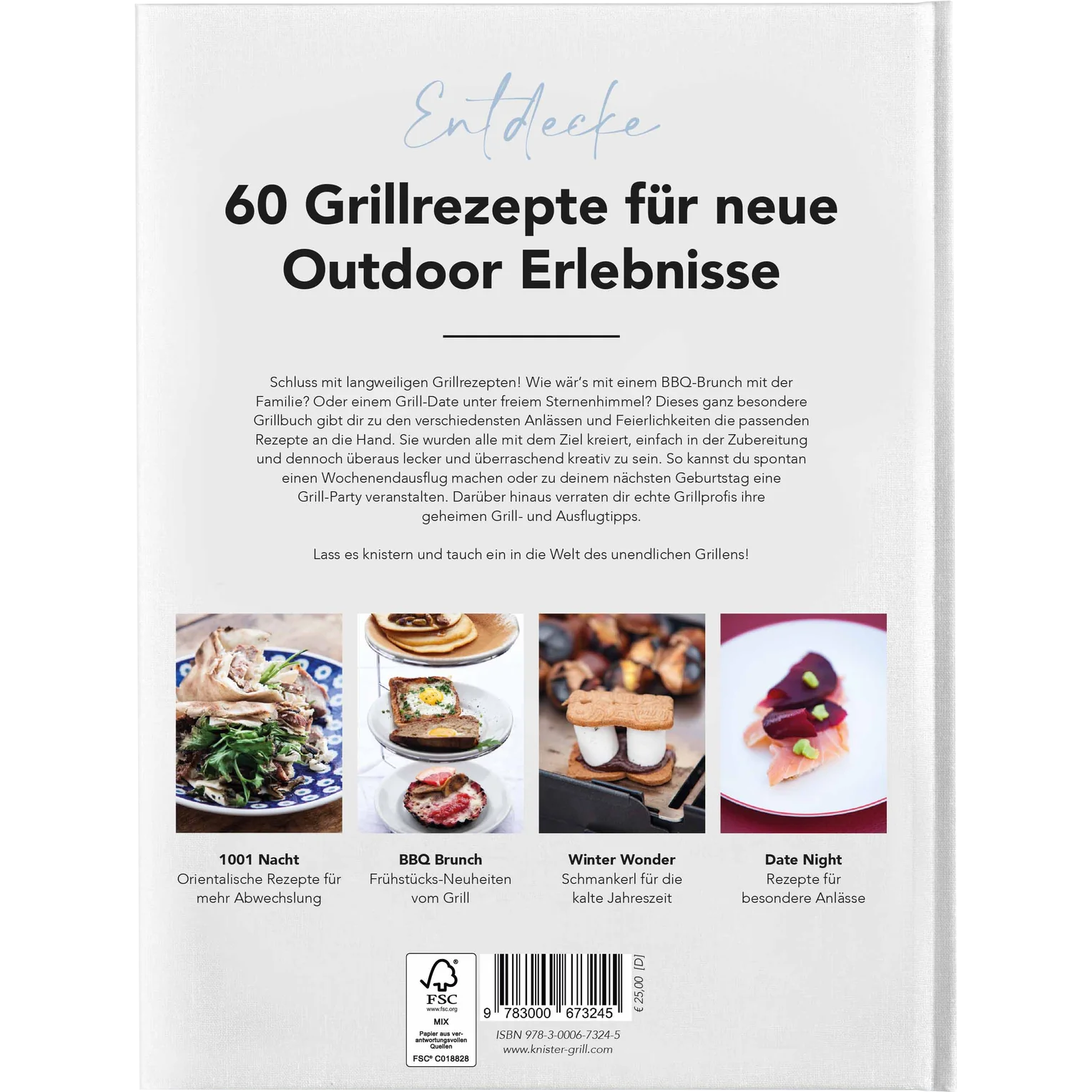 Knister Kochbuch "Unendlich Grillen"