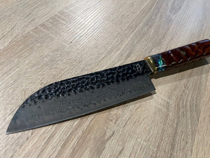 Aristocratic Santoku mit Griff aus Wüsteneisenholz - BABOSSAAristocratic Santoku mit Griff aus WüsteneisenholzMesserBABOSSABABOSSA