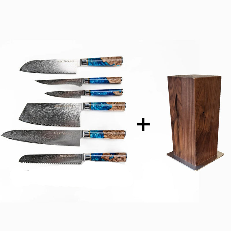 Babossa "Aquarell" Messerset + Messerblock - BABOSSABabossa "Aquarell" Messerset + MesserblockBABOSSABABOSSA