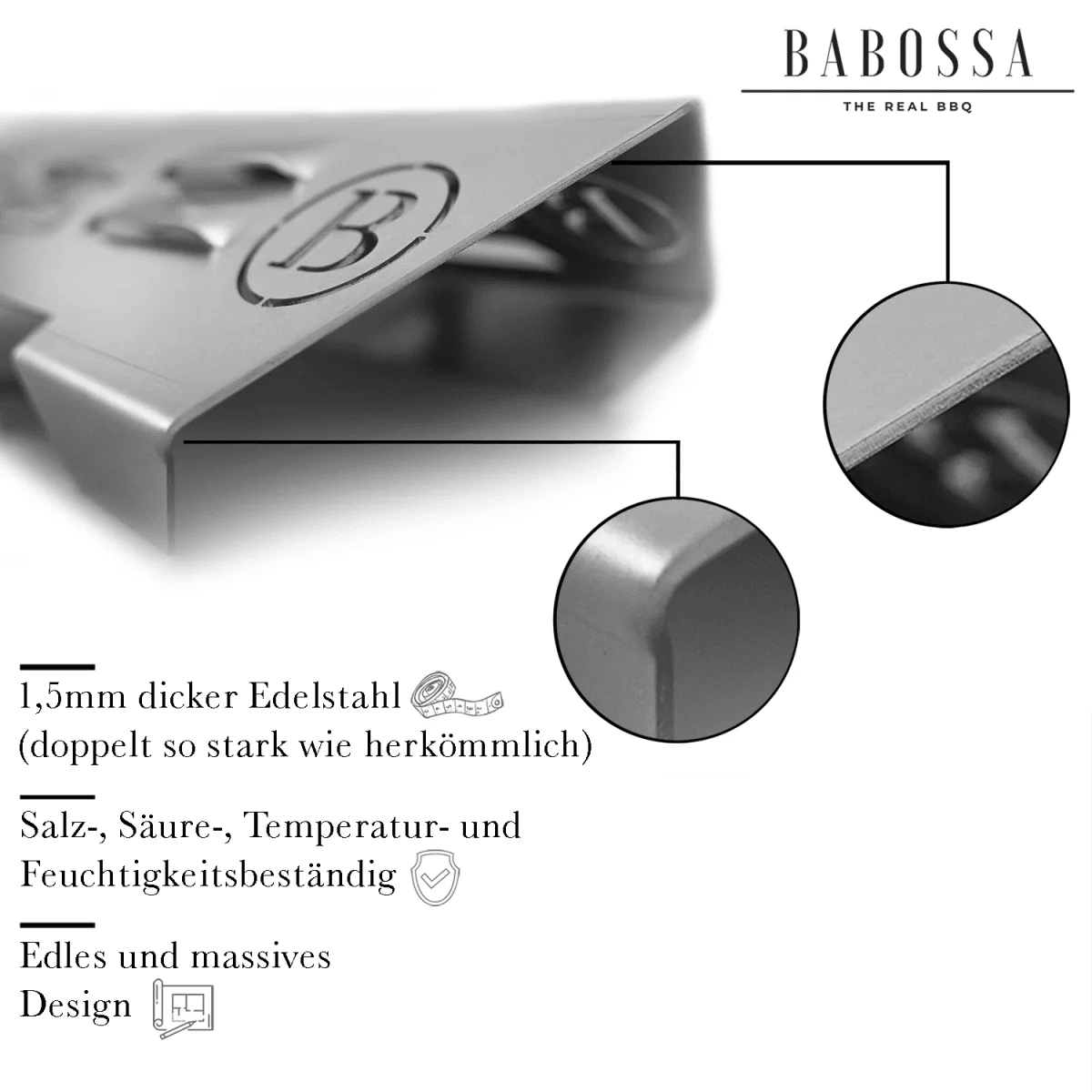 Babossa "B-Ware" Flammschutzblech, Enders Monroe Turbozone bis 202 - BABOSSABabossa "B-Ware" Flammschutzblech, Enders Monroe Turbozone bis 202GrillzubehörBABOSSABABOSSA