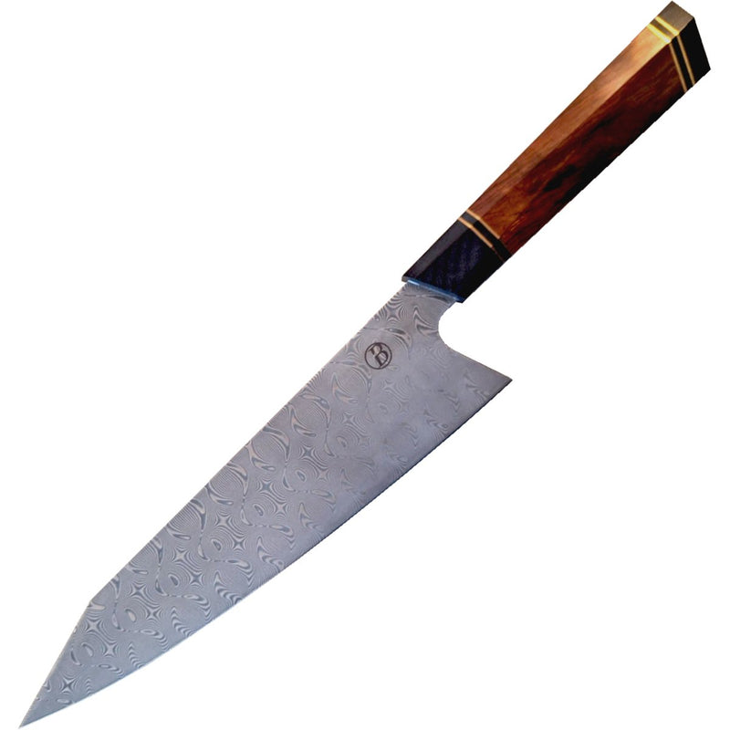 Babossa Damastmesser, Wüsteneisenholzgriff - BABOSSABabossa Damastmesser, WüsteneisenholzgriffMesserBABOSSABABOSSA