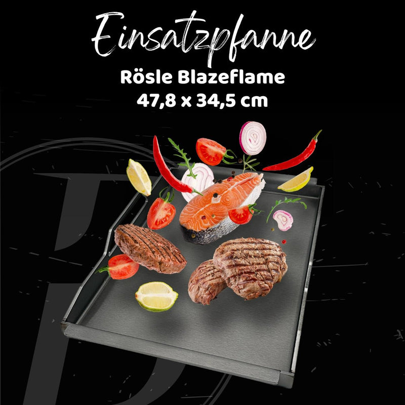 Einsatzpfanne | Rösle Blazeflame | 47 x 34 cm - BABOSSAEinsatzpfanne | Rösle Blazeflame | 47 x 34 cmEinsatzpfanneRösleBABOSSA