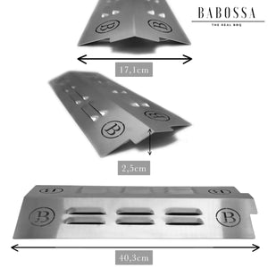 Flammschutzblech | Aromaschiene | V4A Edelstahl | Burnhard Earl - BABOSSAFlammschutzblech | Aromaschiene | V4A Edelstahl | Burnhard EarlFlammschutzblechBurnhardBABOSSA