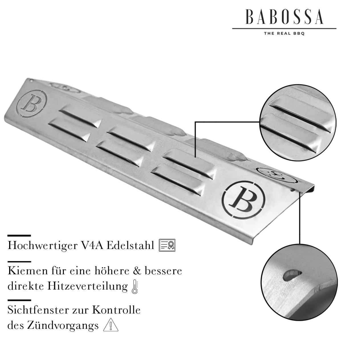 Flammschutzblech | Aromaschiene | V4A Edelstahl | Enders Seattle - BABOSSAFlammschutzblech | Aromaschiene | V4A Edelstahl | Enders SeattleFlammschutzblechEndersBABOSSA