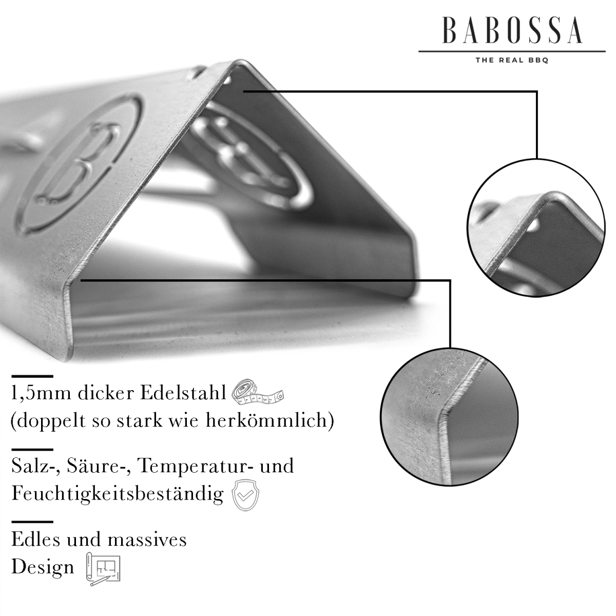 Flammschutzblech | Aromaschiene | V4A Edelstahl | Weber Spirit 310/320 - BABOSSAFlammschutzblech | Aromaschiene | V4A Edelstahl | Weber Spirit 310/320FlammschutzblechWeberBABOSSA