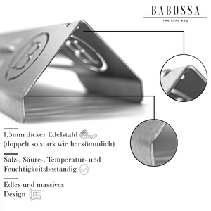 Flammschutzblech | Aromaschiene | V4A Edelstahl | Weber Spirit 310/320 - BABOSSAFlammschutzblech | Aromaschiene | V4A Edelstahl | Weber Spirit 310/320FlammschutzblechWeberBABOSSA