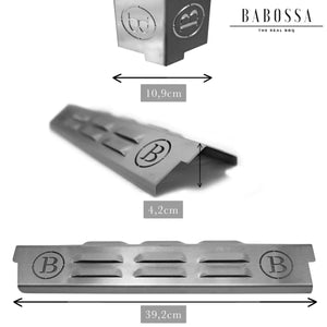 Flammschutzblech | V4A Edelstahl | Enders Boston Black Pro - BABOSSAFlammschutzblech | V4A Edelstahl | Enders Boston Black ProFlammschutzblechEndersBABOSSA