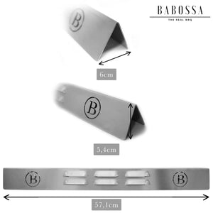 Flammschutzblech | V4A Edelstahl | Weber Genesis Gold | 57,1x6cm - BABOSSAFlammschutzblech | V4A Edelstahl | Weber Genesis Gold | 57,1x6cmFlammschutzblechWeberBABOSSA