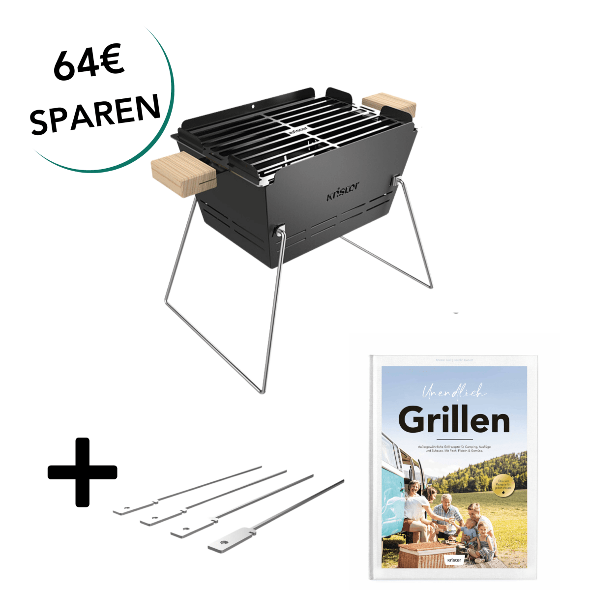 Knister Grill | Bundle | Kohle | Schwarz - BABOSSAKnister Grill | Bundle | Kohle | SchwarzGrillKnisterBABOSSA