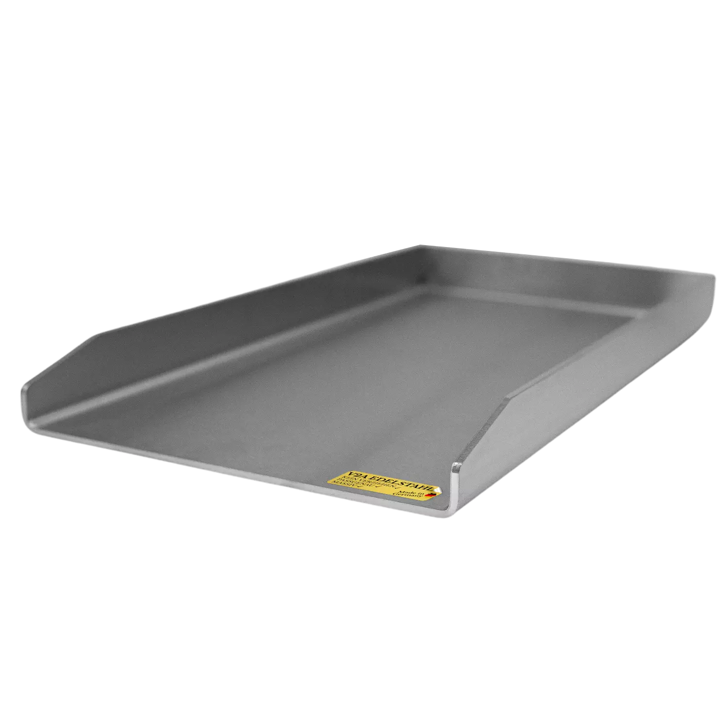 Plancha | Grillplatte | Edelstahl V2A | Burnhard Fred | 23,5x41,5cm
