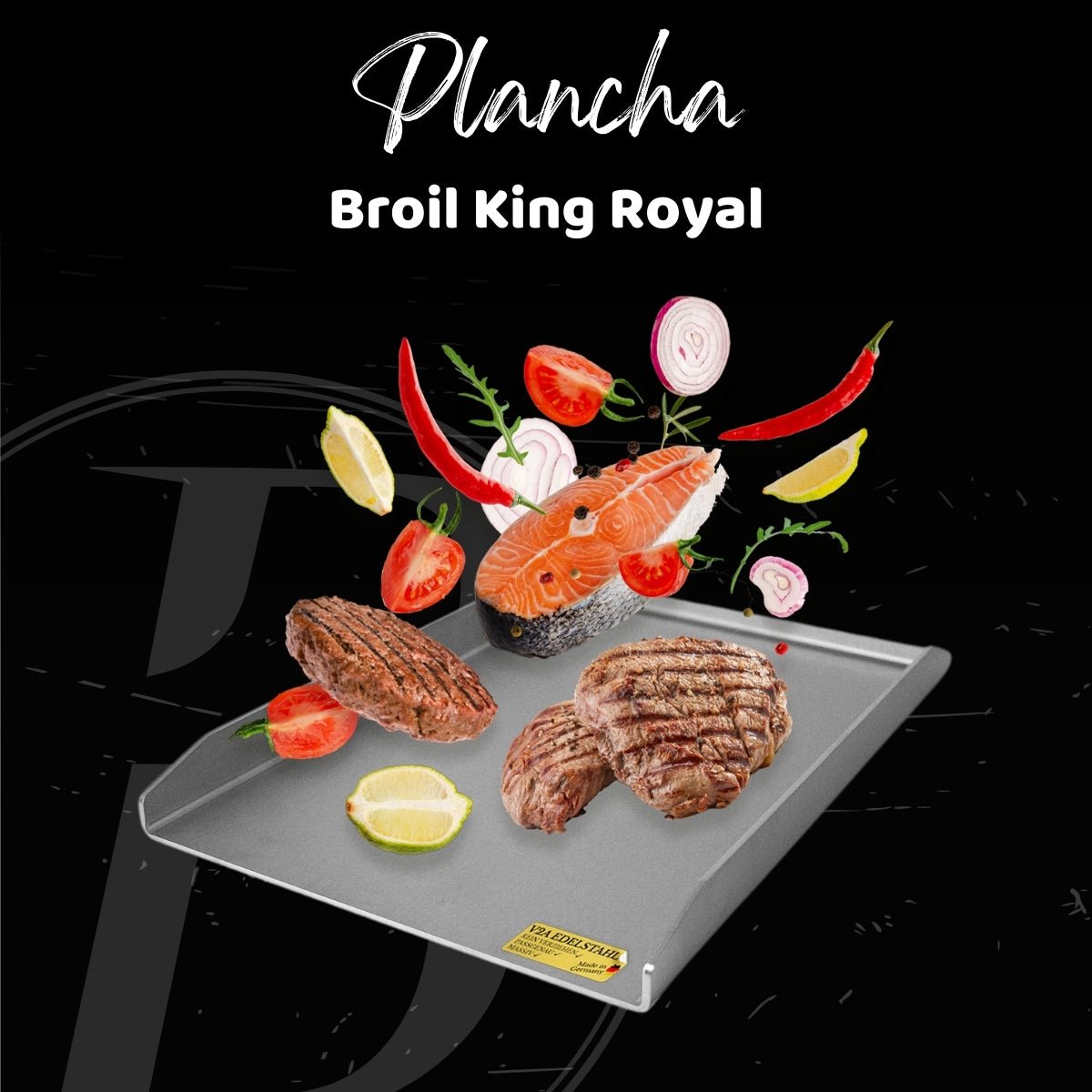 Plancha | Grillplatte | Edelstahl V2A | Broil King Royal | 36,3 x 27,0cm - BABOSSAPlancha | Grillplatte | Edelstahl V2A | Broil King Royal | 36,3 x 27,0cmPlanchaBroil KingBABOSSA